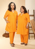MANGO YELLOW COORD SET